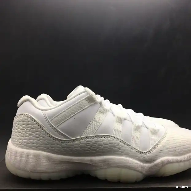 Rep TBK Jordan Air 11 White Low Frost 897331-100 Heiress 0327